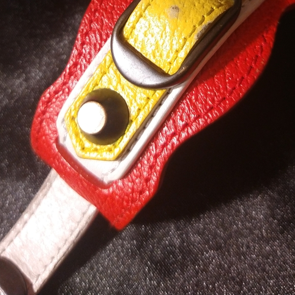 Balenciaga paris multi colored leather bracelet - Picture 7 of 16